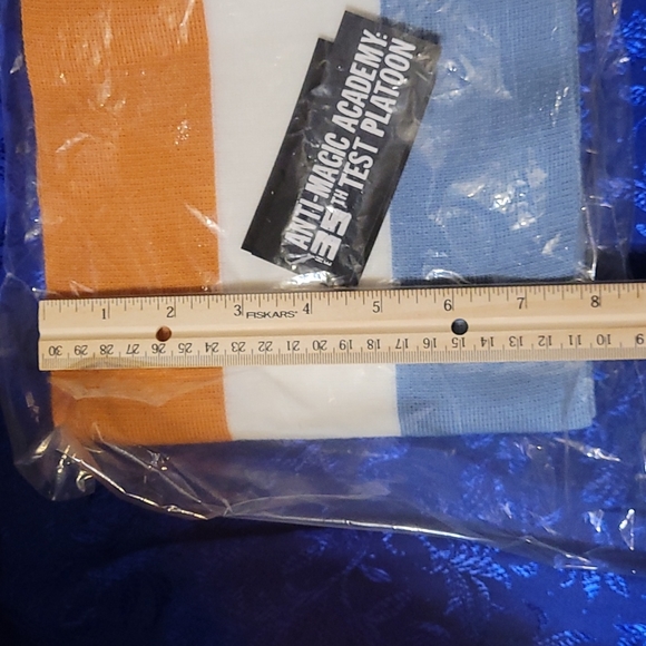 🍂3/$10 Loot Crate x Bioworld Anti-Magic Academy 35th Test Platoon striped scarf - Picture 7 of 9